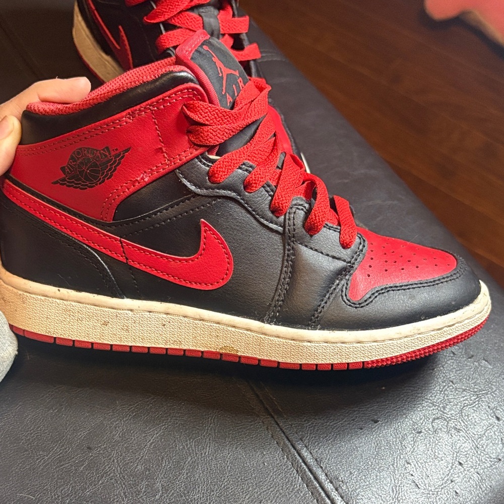 Nike Air Jordan Black and Red